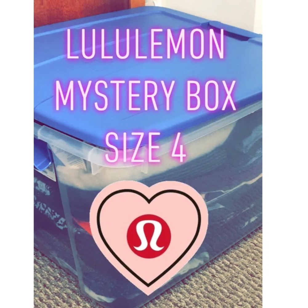 ALL LULULEMON MYSTERY BOX SIZE 4